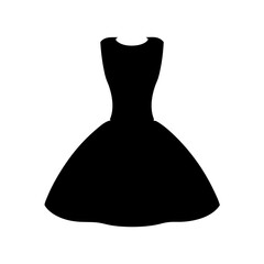 Elegant Vintage Inspired Dress Silhouette for Fashion and Design Projects