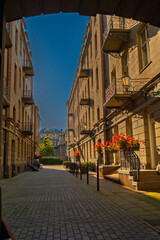 House in Piotrkowska, the pedestrian street of Lodz