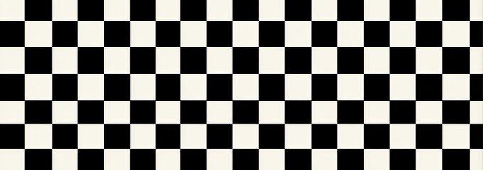 Checkered pattern of black and white squares (1)