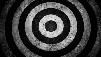 Grunge target concentric circles