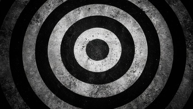 Grunge target concentric circles