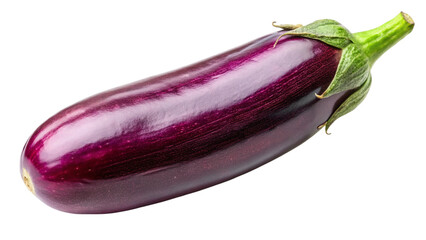 eggplants isolated on white background