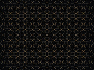 Luxury abstract geometric flower grid texture for wallpaper and fabric