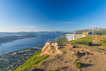 View from the Storsteinen in Troms&oslash;