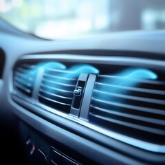 Refreshing Vehicle Interior with Cool Air Flow from Front Dash Air and Heating Vent System