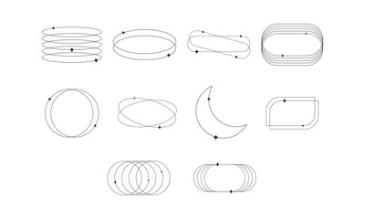 Aesthetic Monoline Shape Element