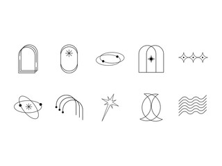 Aesthetic Monoline Art Set