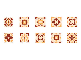 Azulejos Geometric Pattern Element