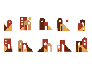 Architechtural Boho Illustration