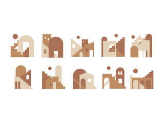 Architechtural Boho Illustration