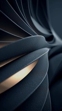 Elegant black gold motion HD vertical background video