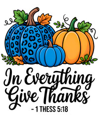 Thanksgiving Christian T-Shirt Design 