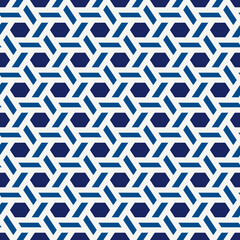 Hexagonal seamless pattern. Honeycomb surface print. Mosaic tiles. Flooring background. Wicker image. Geometric ornament. Digital paper. Modern geometrical wallpaper.