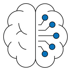 Expert System Knowledge Engineering AI Vector Icon