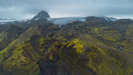 Mulagljufur Canyon in Iceland during summer day