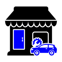 Car Service Shop Icon