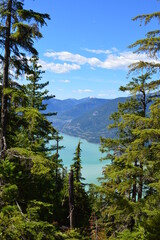 Obraz premium ocean in the mountains