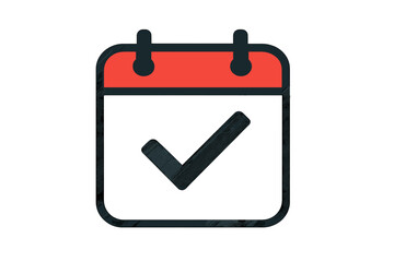 Calendar page with check mark symbolizing Giving Tuesday  