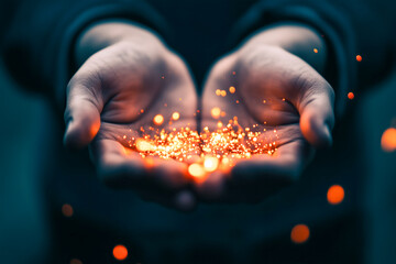 Symbol of hope and resilience for a sick person in isolation, with uplifting visual elements and positive energy