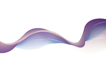 abstract waves design element