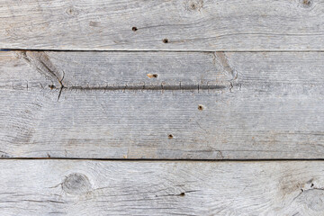 古く年代を経過した木目の板