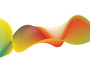 abstract waves design element
