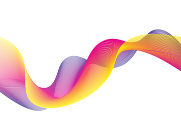 abstract waves design element
