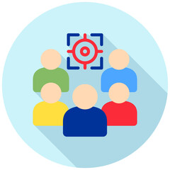 Customer Icon, Mini Illustration Relate To Capital Market, Market Research. Use For Modern Concept, Ui, Ux Web And App Development.