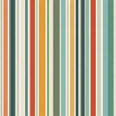 Obraz premium Minimal striped wrapping paper seamless tile, muted holiday palette, clean vector look, flawless repeat edges, commercial background 