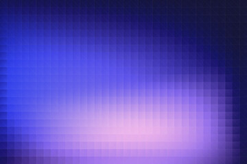 Abstract pixelated background with a smooth color gradient transitioning from deep blue to vibrant purple and soft pink hues, creating a modern digital art effect.