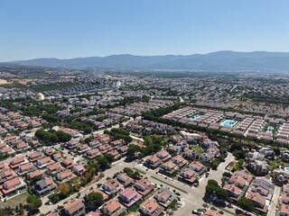 Fototapeta premium Aerial view of beautiful landscape
