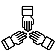 Obraz premium collaboration icon
