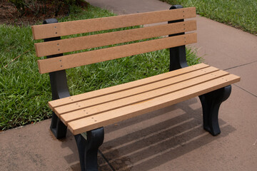 New park bench