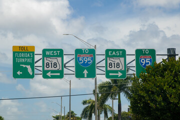 Signs to highways