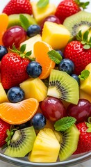 Obraz premium Delicious Colorful Fruit Salad.