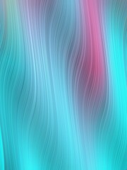 Abstract flowing lines with blue and pink.
