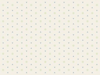 Seamless pattern with circles and triangles.