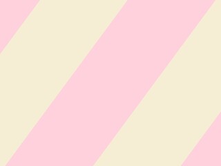 Fototapeta premium Diagonal stripes pattern with pink and cream.