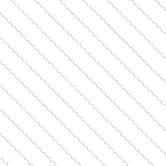 Diagonal zigzag line on square transparent background