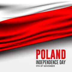 Poland Independence Day November 11 background illustration
