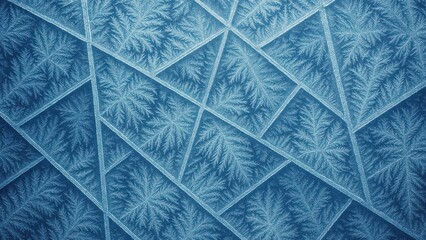 Geometric frost pattern design