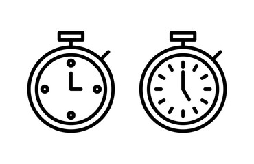 stopwatch icon vector illustration. Timer sign and symbol. Countdown icon. Period of time