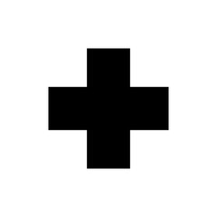 Plus Icon vector for web and mobile app. Add plus sign and symbol