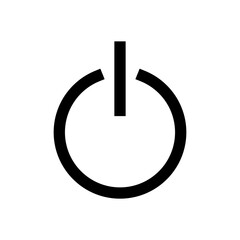 Power icon vector for web and mobile app. Power Switch sign and symbol. Electric power