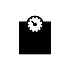 Scales icon vector for web and mobile app. Weight scale sign and symbol