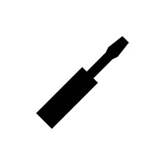 Screwdriver icon vector for web and mobile app. tools sign and symbol