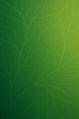 Elegant Green Gradient Leaf Vein Pattern Background