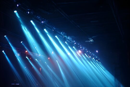 Energizing sports event under strobe floodlights ignites thrilling atmosphere for unforgettable competitive athletic experiences