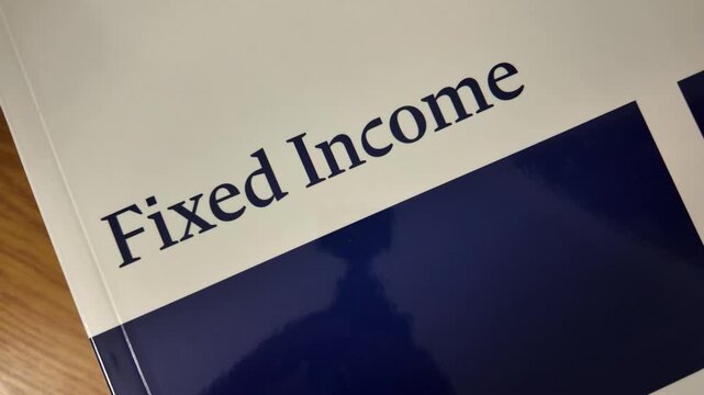 Fixed income, bonds, predictable fixed interest payment over a set period. High quality 4k footage
