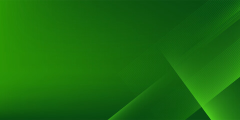 Abstract green sporty background template vector with shiny lines and lights. Green background with strong pattern design
